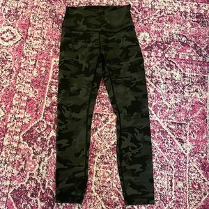 Lululemon greenish camo leggings